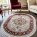 Ковер Shahreza d202 cream-red овал