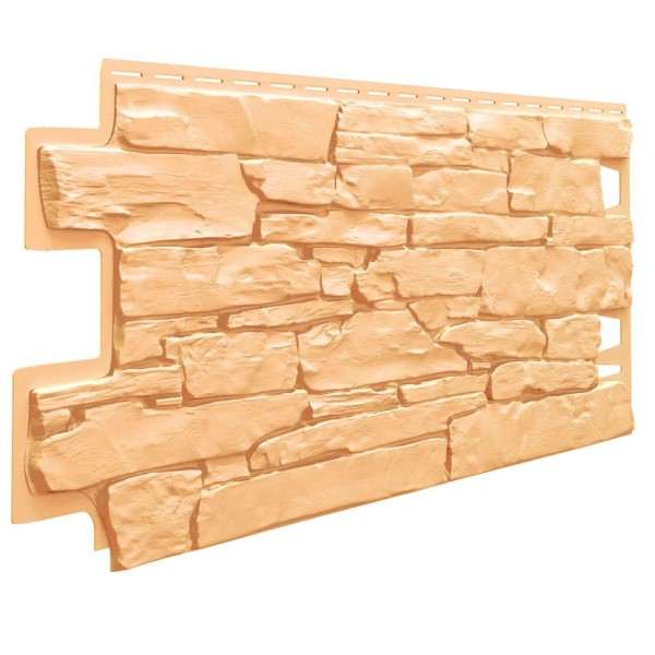 Фасадные панели ТЕХНОНИКОЛЬ, Оптима, Камень, Цвет: Песочный