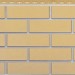 Фасадные панели Grand Line, Клинкерный кирпич Design, Песочный, шов RAL 7006