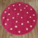 Ковер Funky Top Starf pink круг