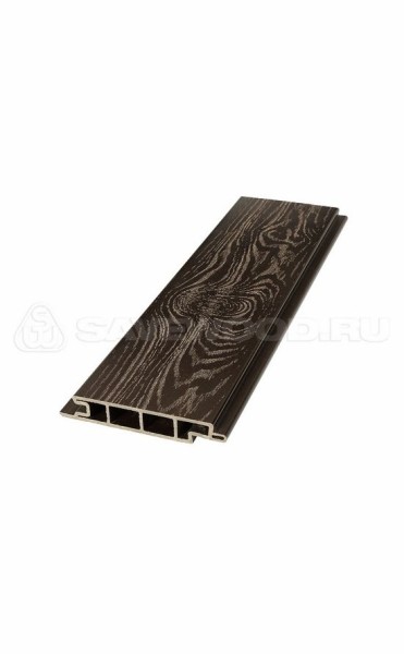 Террасная доска ДПК SaveWood, SW Padus (T), Темно-коричневый
