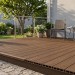 Террасная доска ДПК 3D AYTECHPLAS 160х22 бронзового цвета