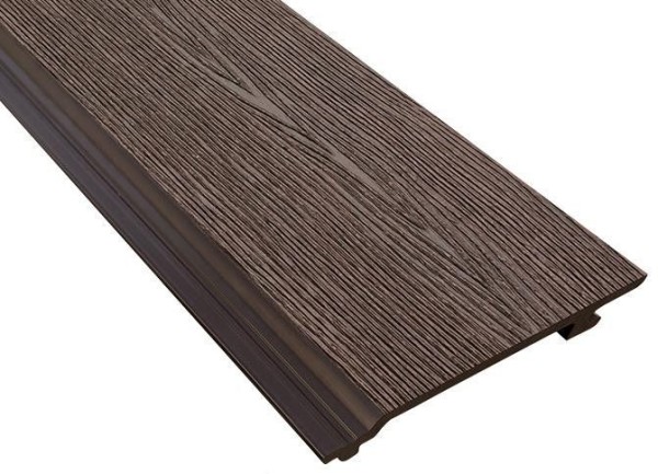 Фасадная доска ДПК Outdoor 3D STORM коричневая смесь