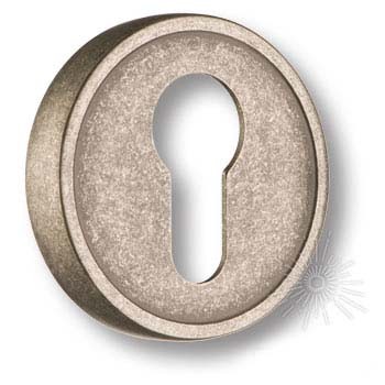 Дополнительные розетки для замка с английским ключом RO14Y OSM ROSET, материал Замак, отделка Серебро