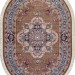 Ковер Shahreza d727 brown овал