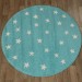 Ковер Funky Top Starf blue круг