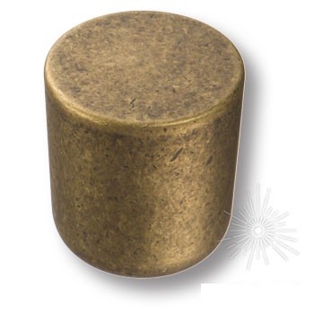 Ручка кнопка 8161-831, материал Замак, отделка Бронза, 28*d=25 мм