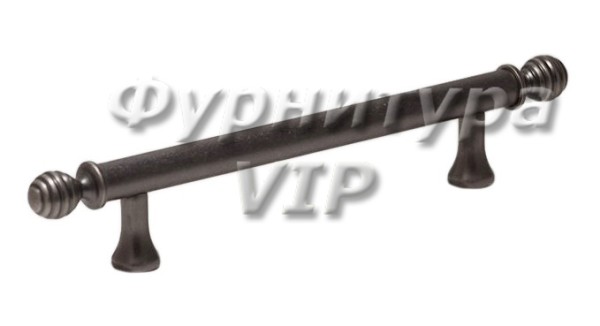 Ручка скоба PAMUKKALE-01-23 128 мм античное серебро, материал Латунь, отделка Серебро, 199*15*35 мм