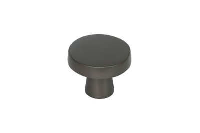Ручка кнопка M5310.K.MBN, материал Замак, отделка Графит, 26*d=33 мм
