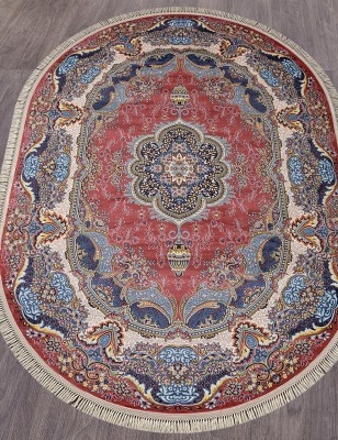 Ковер Aravia 6807 pink овал