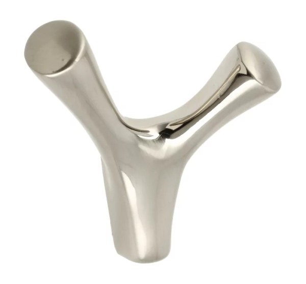 Крючок WZ-TORNA-06, материал Замак, отделка Никель, 81*71*47 мм