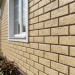 Фасадная панель Grand Line, Состаренный кирпич Design Plus, Ваниль (Темно-бежевый шов)
