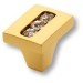 Ручка кнопка VISTA D′ORO 0771-003-1, материал Латунь, отделка Золото Кристаллы Swarovski, 26*20*25 мм