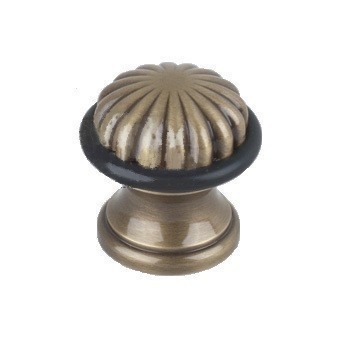 Ограничитель напольный С52000B BRONZE, материал Латунь, отделка Бронза , 41*41 мм