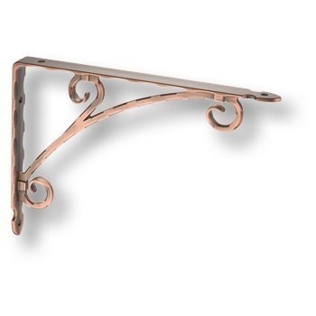 Полкодержатель (комплект 2шт.) LUXOR-C RAME ANT., материал Металл, отделка Медь, 25*180*250 мм