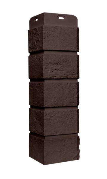Угол Grand Line, Кирпич состаренный Classic, Цвет: Шоколадный.