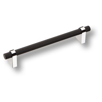 Ручка скоба 8952 0160 CR-AL6, материал Алюминий, цвет Чёрный, отделка Хром Черный, 34*22*196 мм