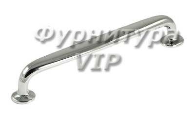 Ручка скоба RING-08 160 мм 900-08-160, материал Замак, отделка Хром, 180*22*33 мм
