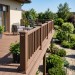 Ограждение из ДПК Outdoor "Классик" 3D STORM Коричневый микс