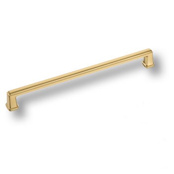 Ручка скоба 544-224-Champagne Gold, материал Замак, отделка Латунь, 29*18*240 мм