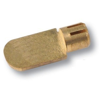 Полкодержатель 00551, материал Латунь, отделка Латунь, 23*10*8 мм; d=6,8 мм