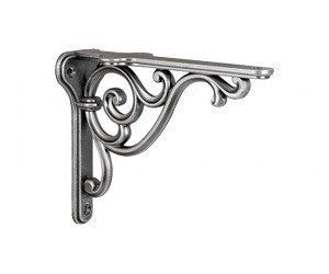 Менсолодержатель для деревянных полок  WRM.800.150.00AN, материал Металл, отделка Серебро, 150*115 мм