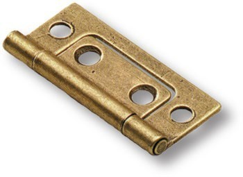Петля карточная 2800-22, материал Замак, отделка Бронза, 6*6*53 мм