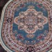 Ковер Shahreza d727 blue овал