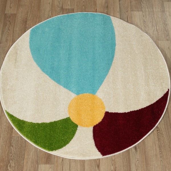 Ковер Funky Top Pil cream круг