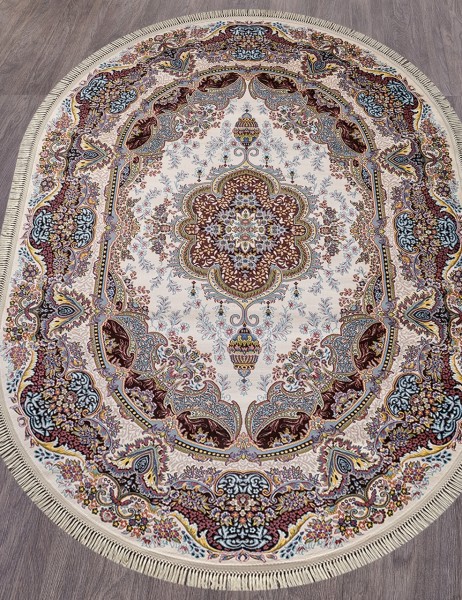 Ковер Aravia 6807 cream овал