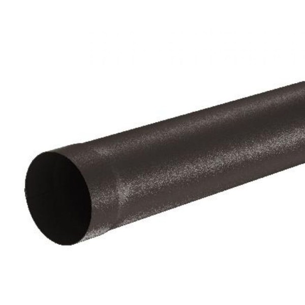 Водосточная труба Aquasystem RR 32, тёмно-коричневая матовая, 1.00 м, 150/100.