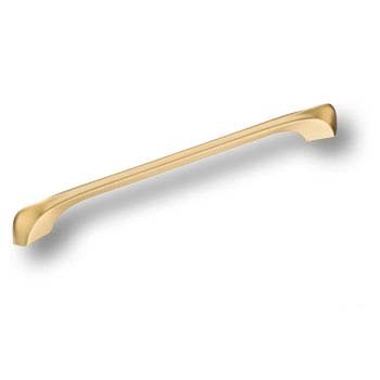 Ручка скоба 303-320-Champagne Gold, материал Замак, отделка Латунь, 34*21*338 мм
