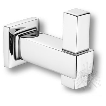 Крючок 1006 001 CR, материал Латунь, отделка Хром, 73*36*60 мм