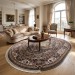 Ковер Tabriz 25744-29788 овал 280x480
