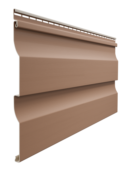 Виниловый сайдинг Docke, Корабельный брус D4.5D, Капучино