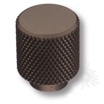 Ручка кнопка 1965 0008 BBN, материал Алюминий, отделка Титан, 25*d=20 мм