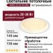 Светильник потолочный NIRO 20.30 W DIM