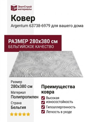 Ковер Argentum 63738-6979 280x380