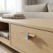 Ручка кнопка 8966 0008 CR-GL, материал Алюминий, отделка Золото Хром, 35*23*60 мм