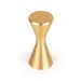 Ручка кнопка DIABOLO 0497014L291, материал Замак, отделка Золото, 31*d=14 мм