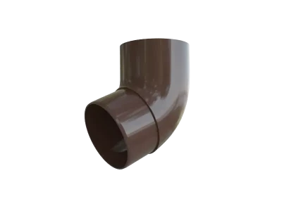 Колено трубы 67°, Альта-Профиль, Элит Коричневый