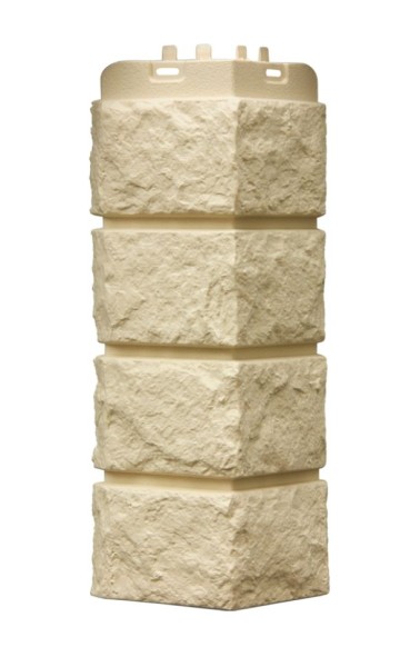 Угол Grand Line, Колотый камень Classic, Цвет бежевый.