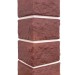 Угол наружный Grand Line, Колотый Камень Design Plus, Корица (белый шов)