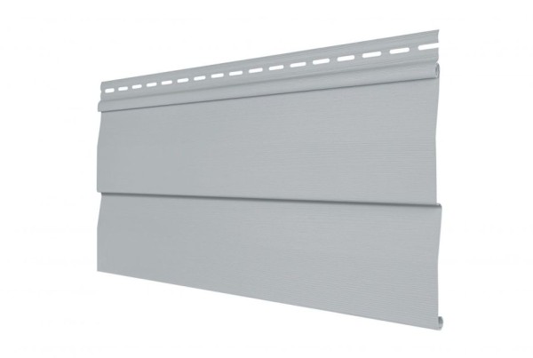 Виниловый сайдинг Tecos Корабельный брус, Серый