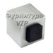 Ограничитель напольный CUBE 319 CS, материал Латунь, отделка Хром, 30*35*30 мм