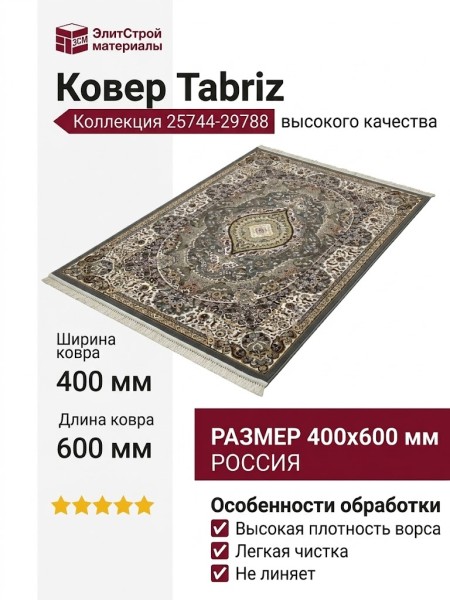 Ковер Tabriz 25744-29788 400x600