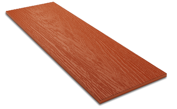 Фибросайдинг DECOVER 3600 x 190 x 8 мм Цвет терракота