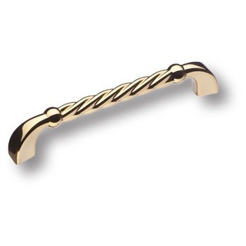 Ручка скоба 7581-100, материал Замак, отделка Золото, 30*15*150 мм