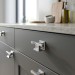 Ручка кнопка Citterio Giulio 9.1336.0016.40, материал Замак, отделка Хром, 66*15*25 мм