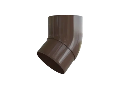 Колено трубы 45°, Альта-Профиль, Элит Коричневый